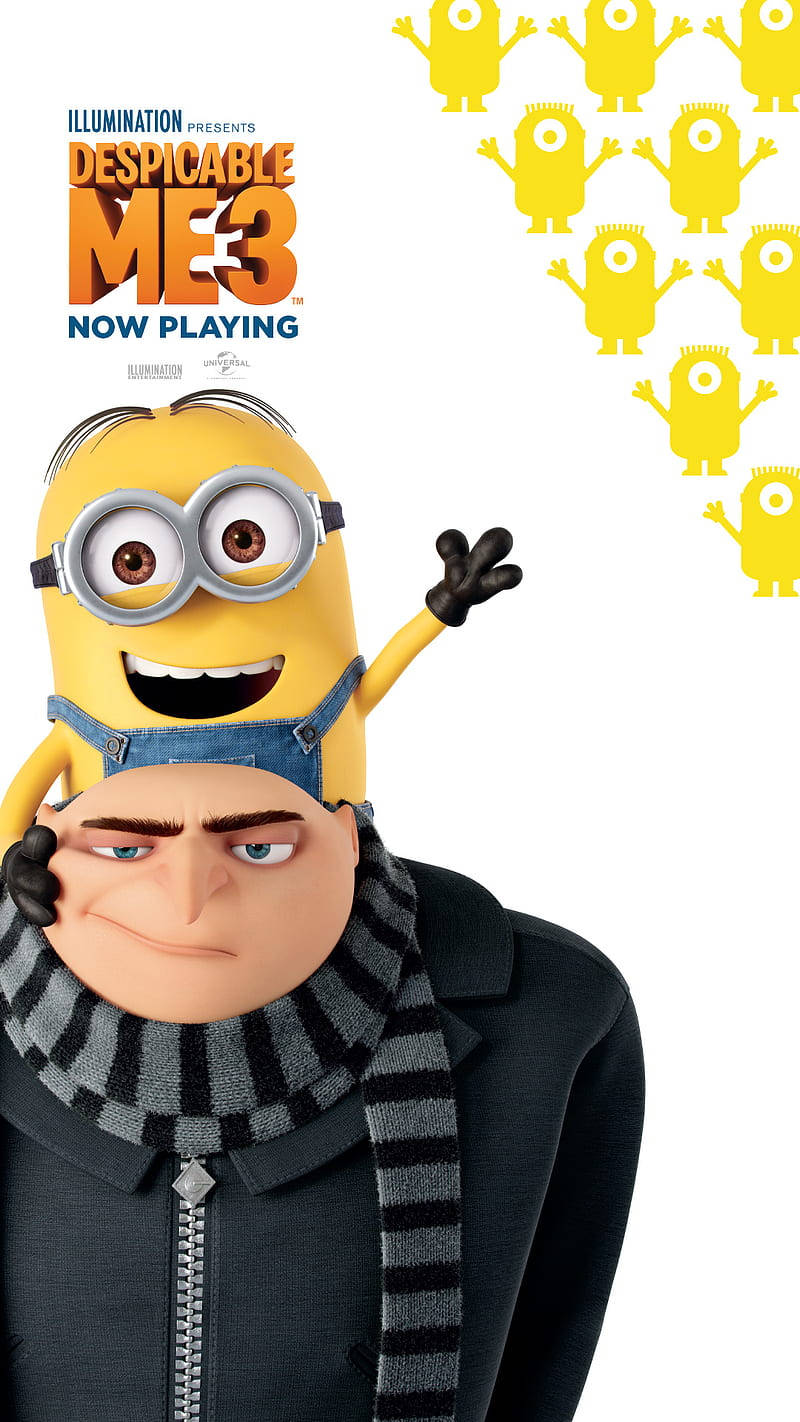 Cool Despicable Me 3 Poster Background