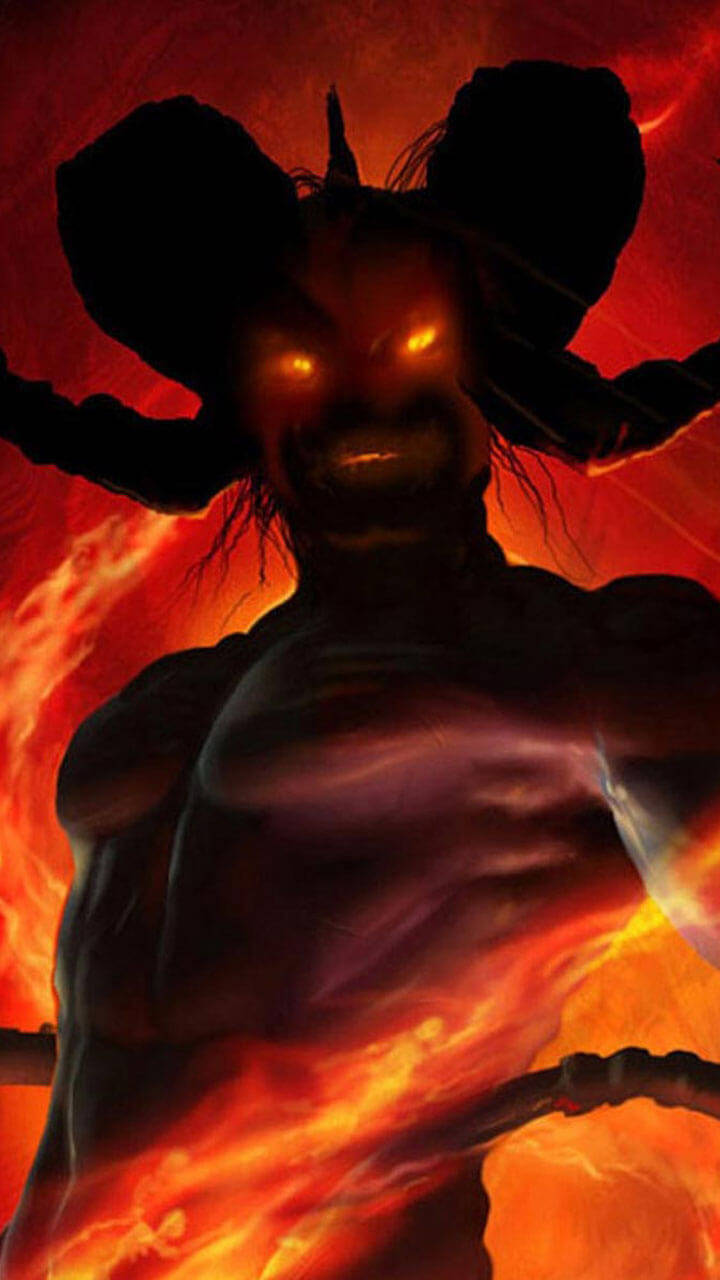 Cool Devil Art Background