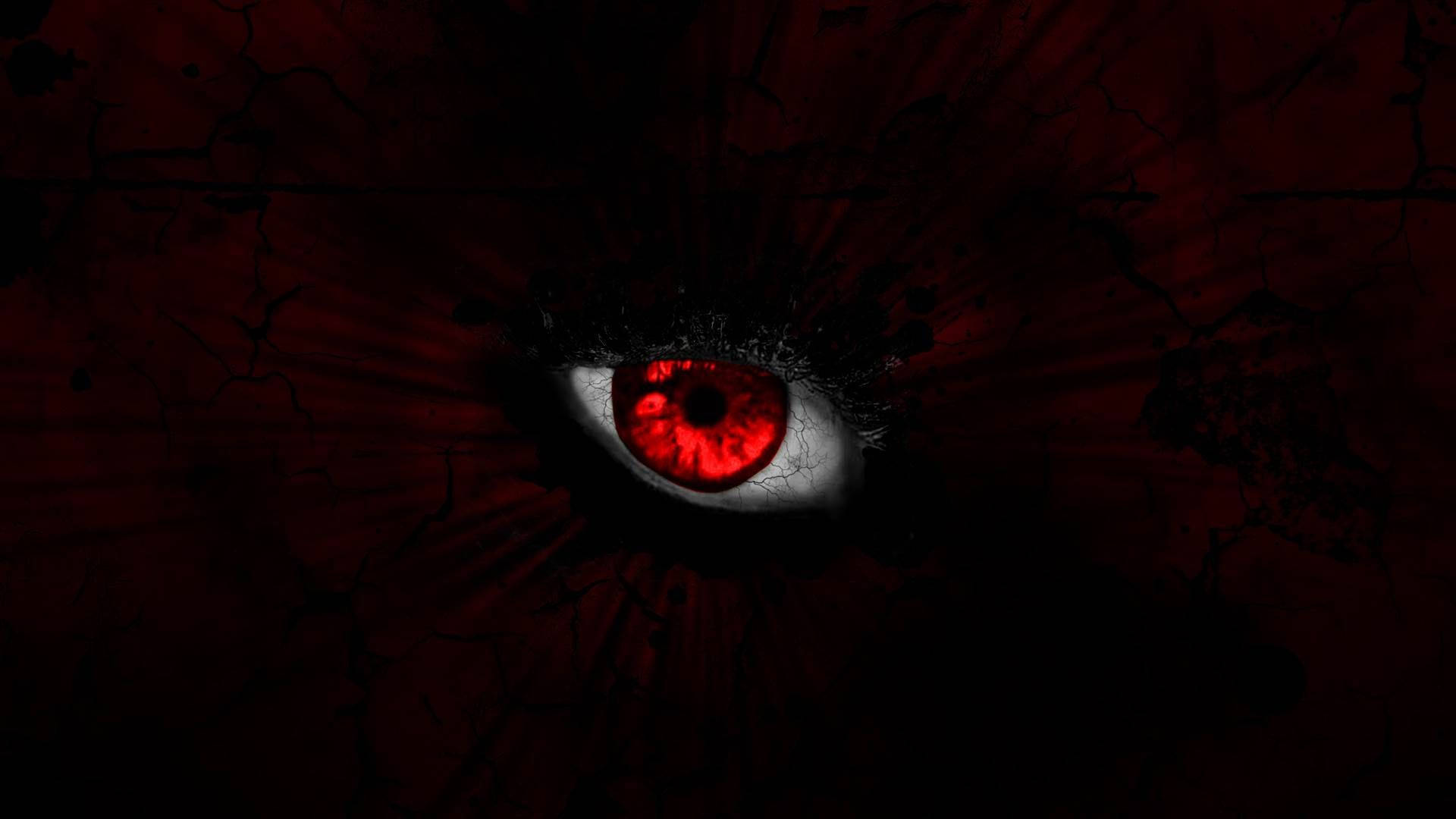 Cool Devil Red Eye Background