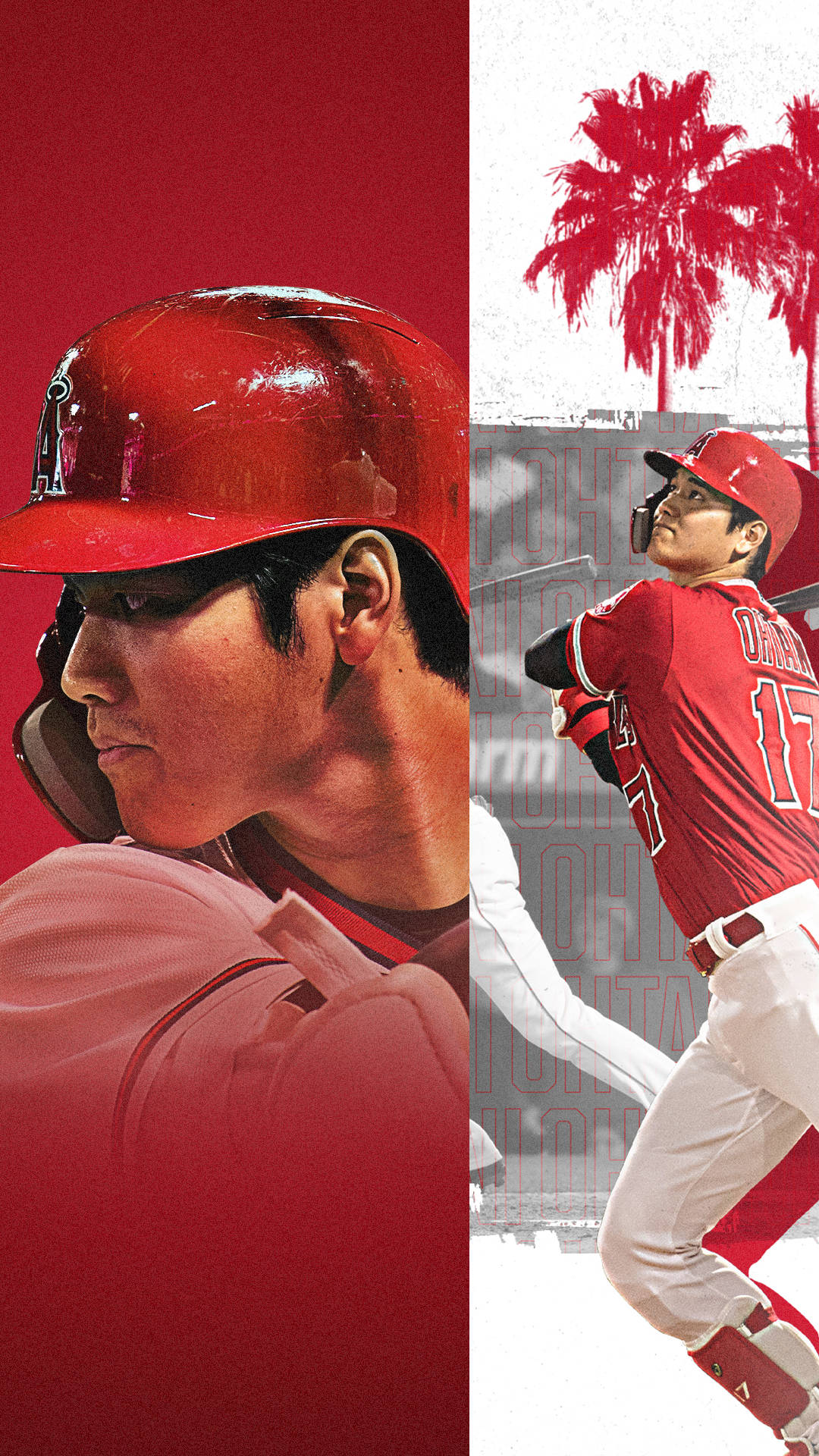 Cool Digital Art Of Shohei Ohtani Background