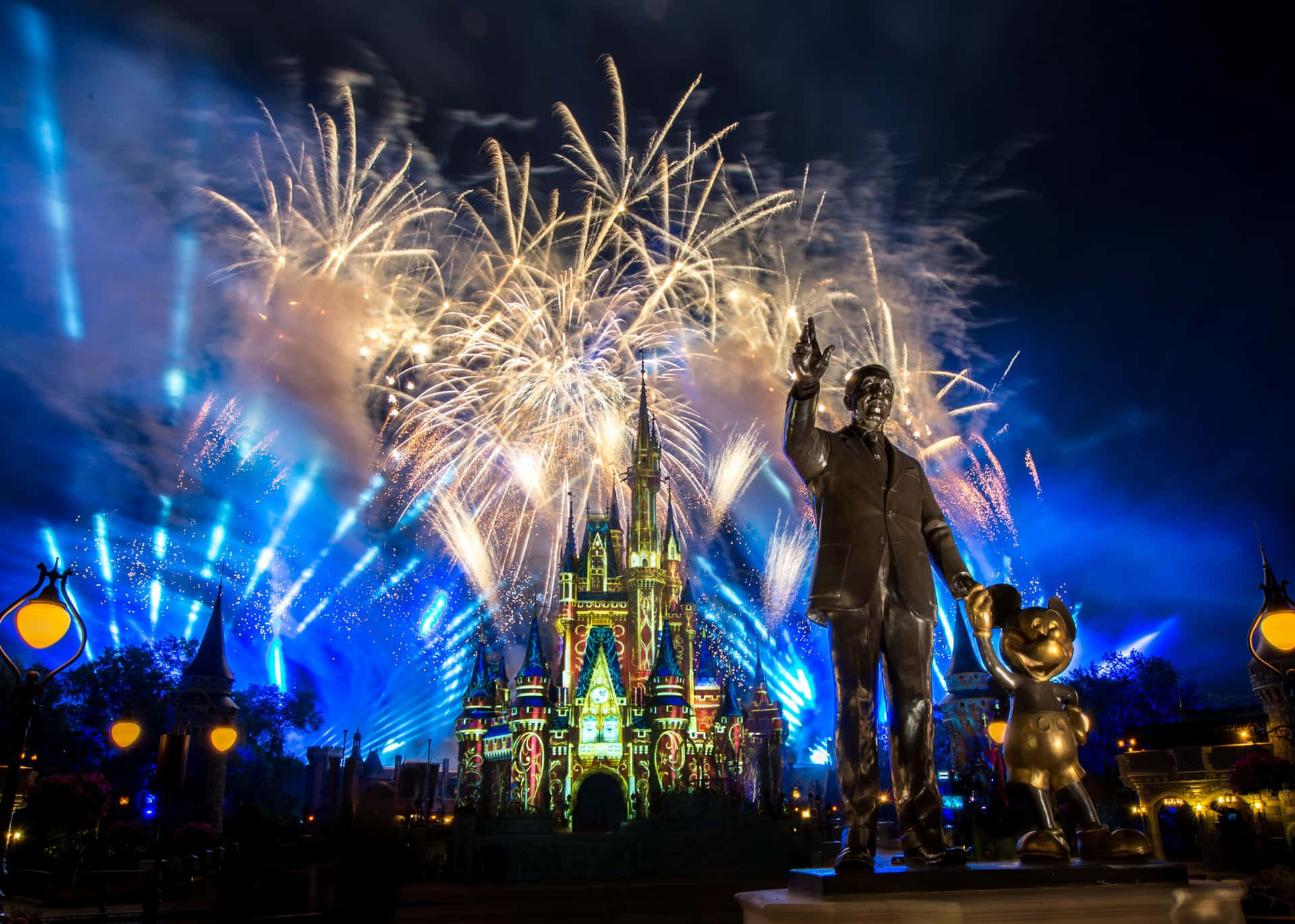 Cool Disney Characters Gathered Together Background