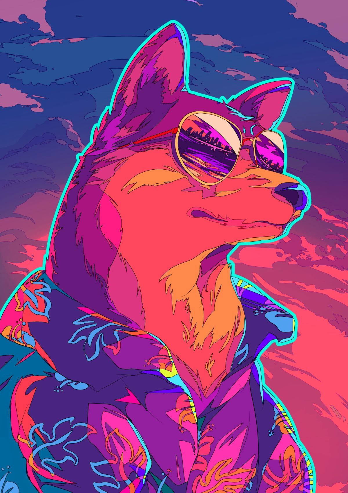 Cool Dog Profile Picture Background