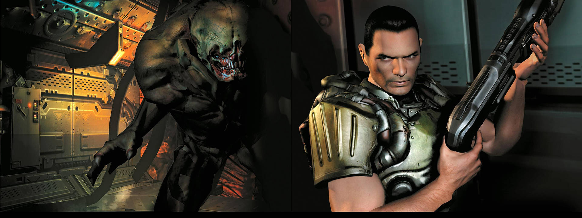 Cool Doom 4k Game Poster Background