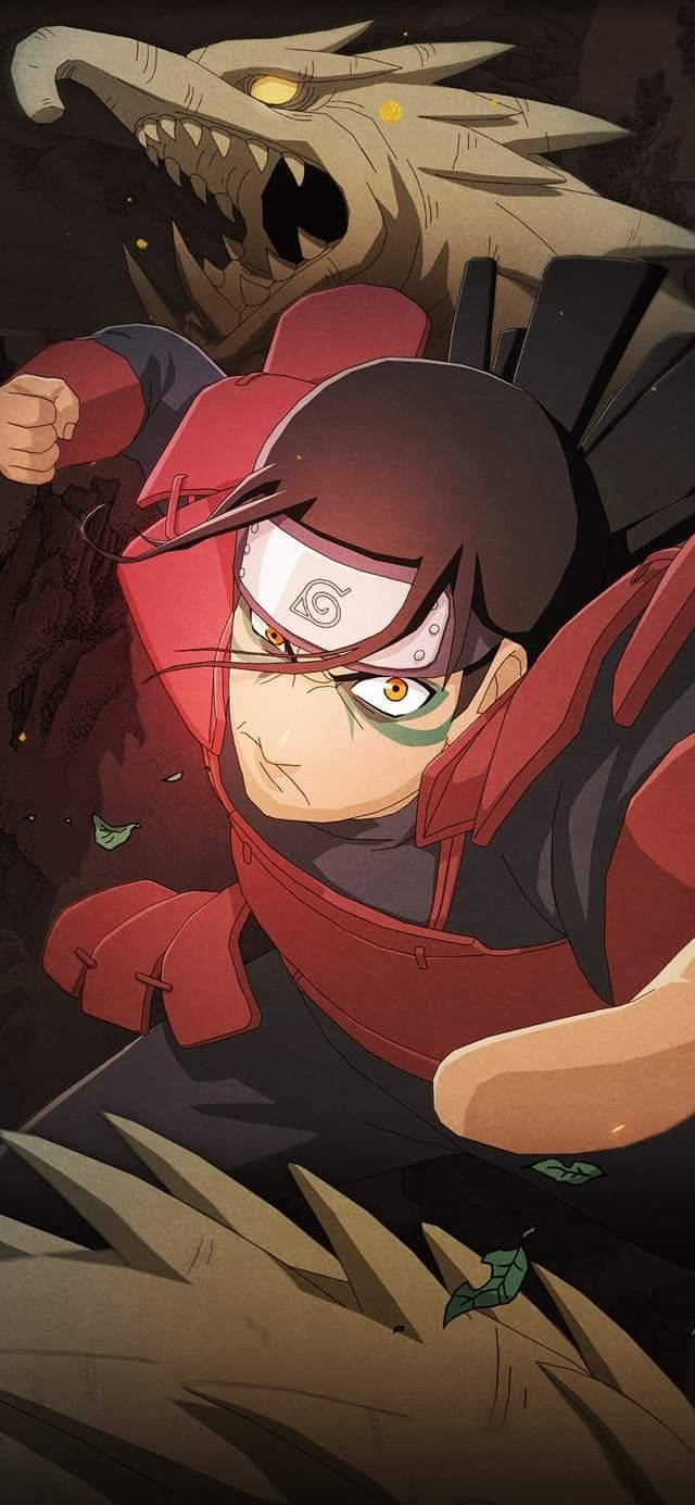 Cool Dragon And Hashirama Phone Background