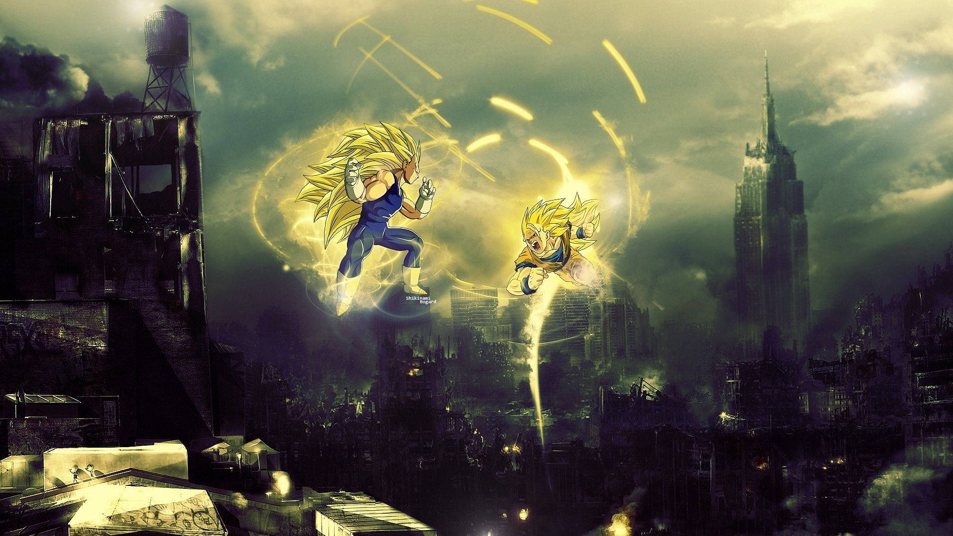 Cool Dragon Ball Z 3rd Form Background