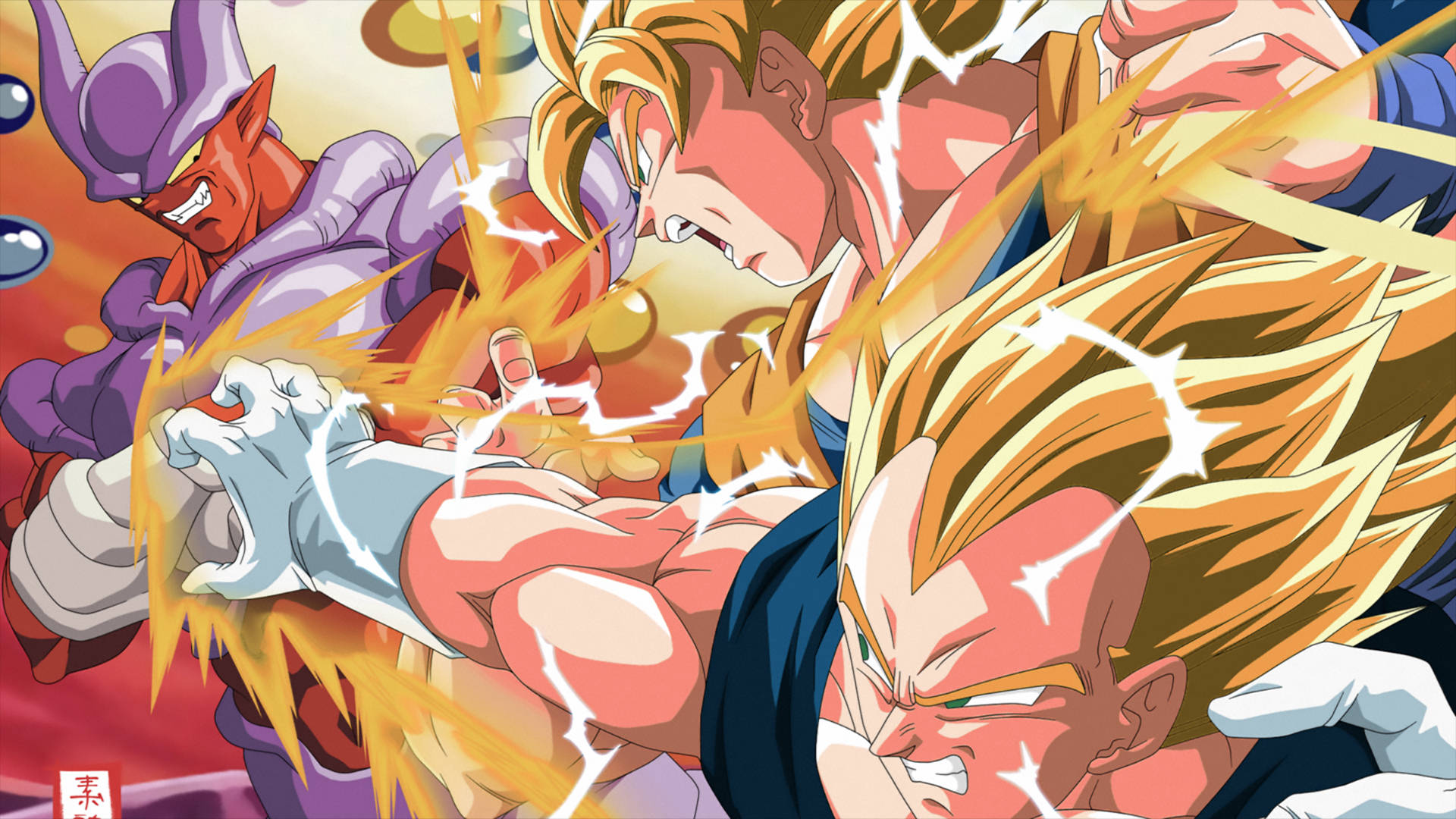 Cool Dragon Ball Z Battle Background