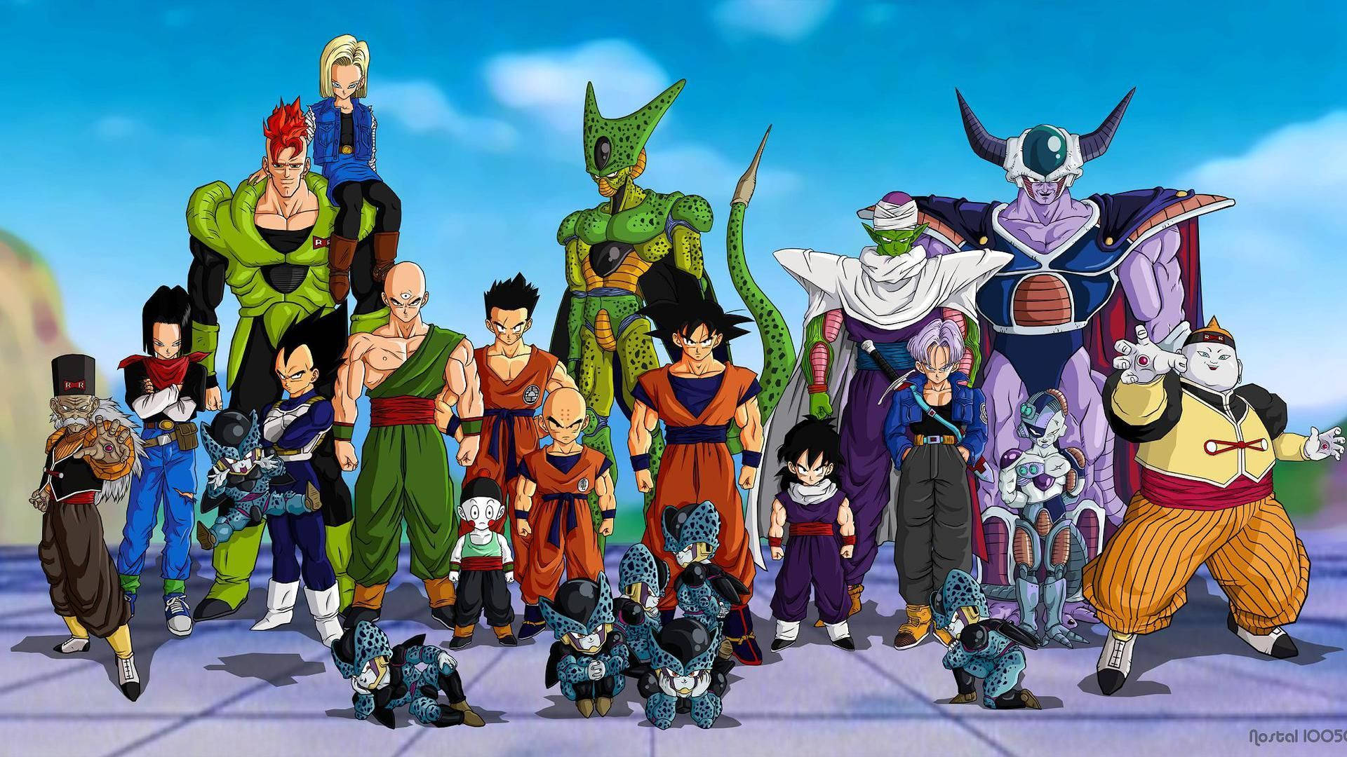 Cool Dragon Ball Z Characters Background