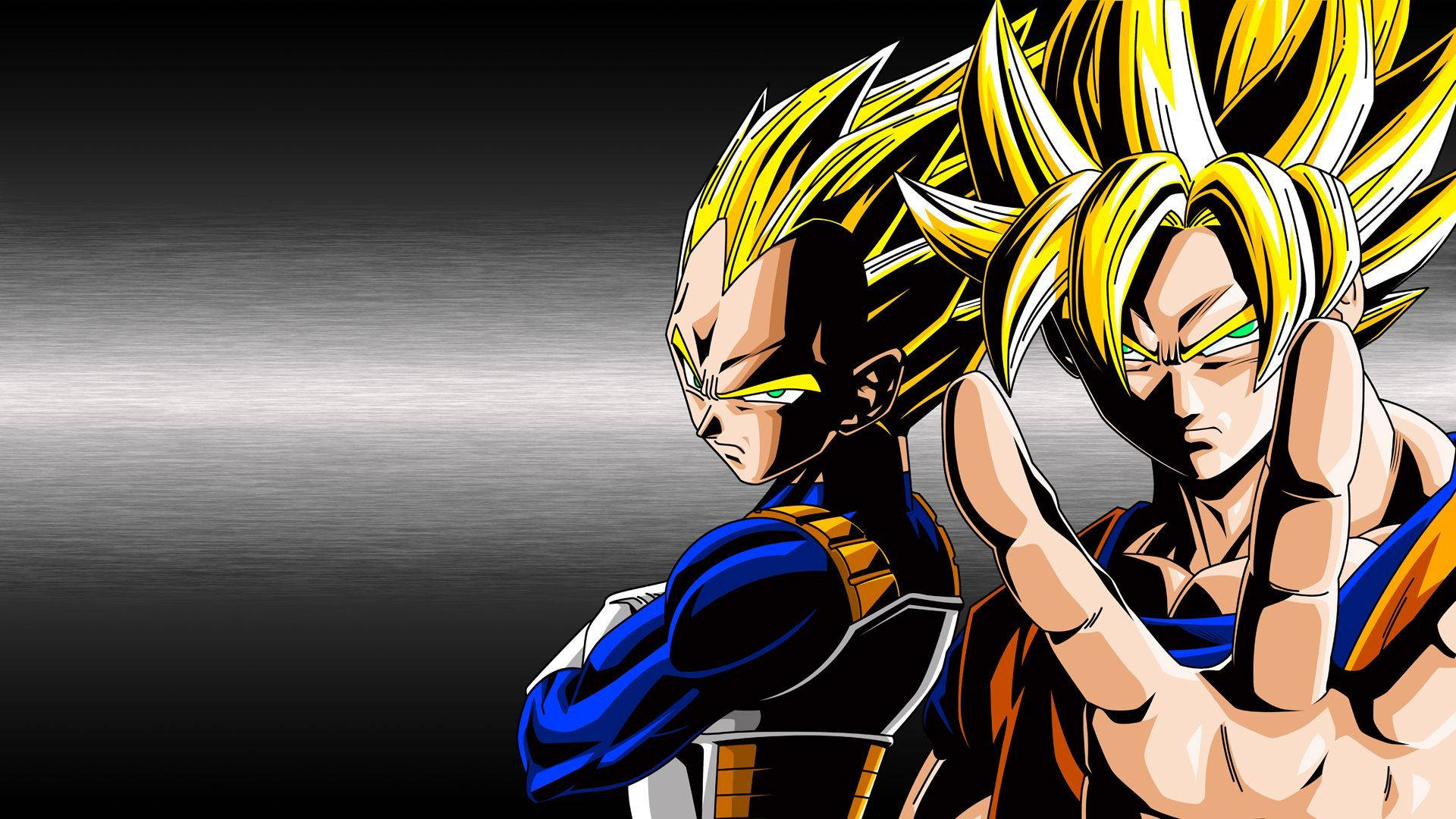 Cool Dragon Ball Z Goku And Vegeta Background