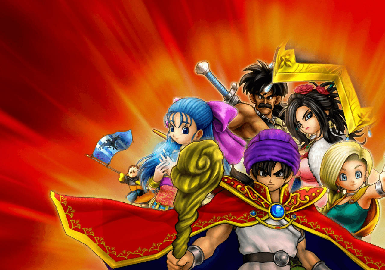 Cool Dragon Quest V Characters Background