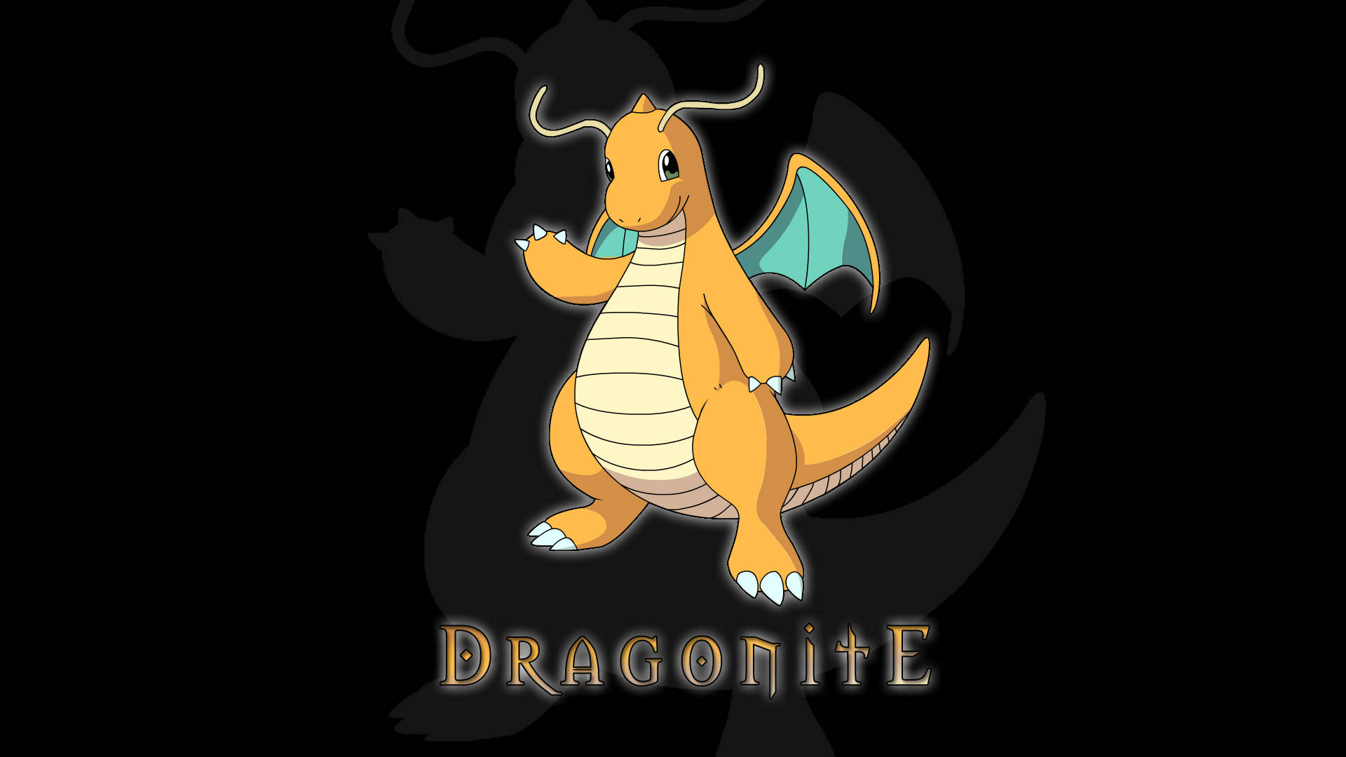Cool Dragonite Design Background
