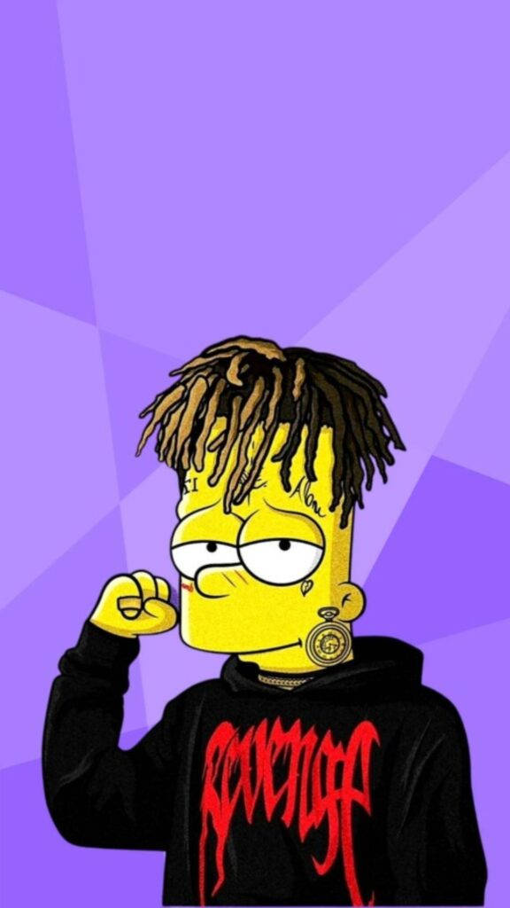 Cool Drip Bart Simpsons Background