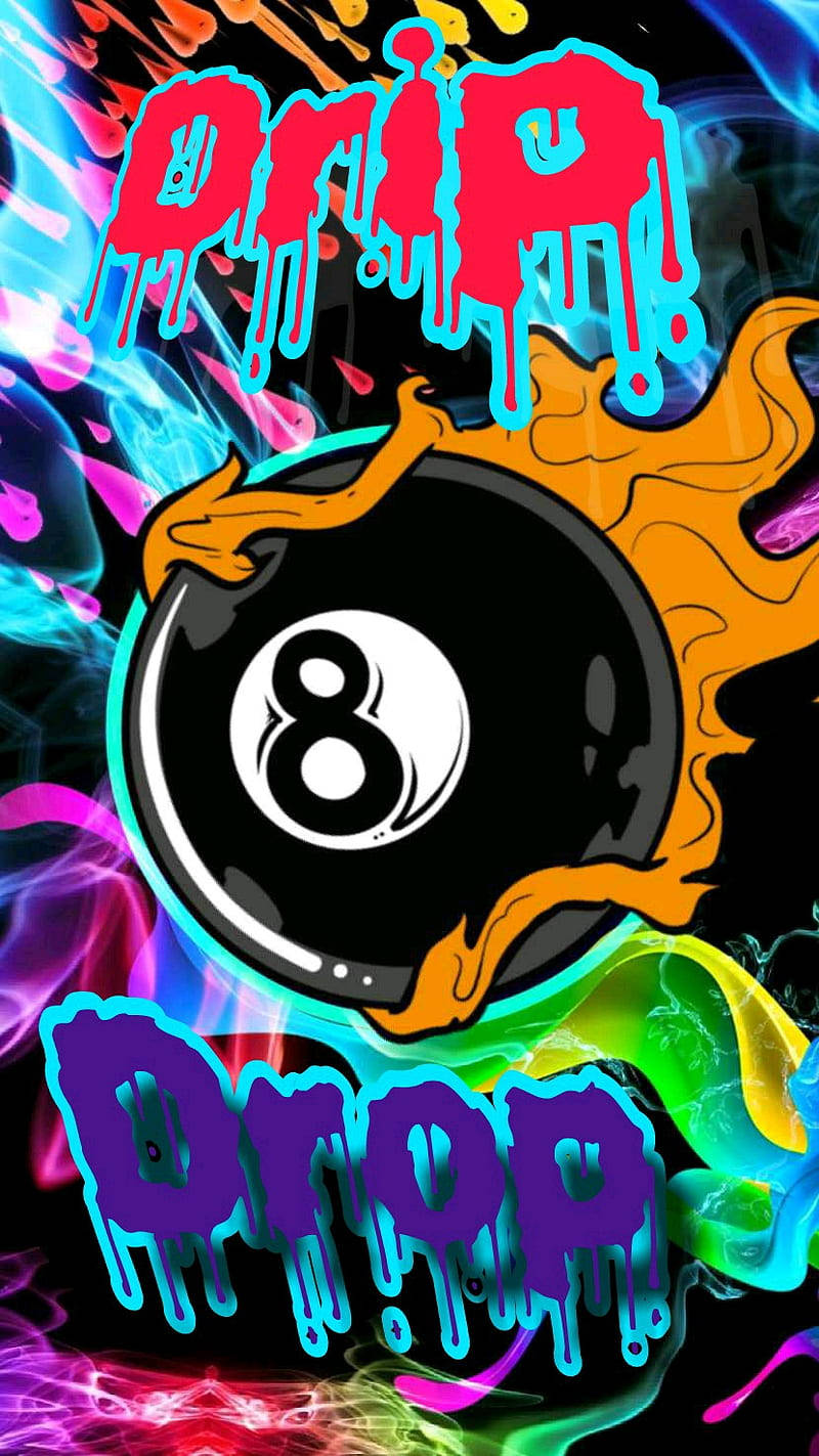Cool Drip Drop #8 Background
