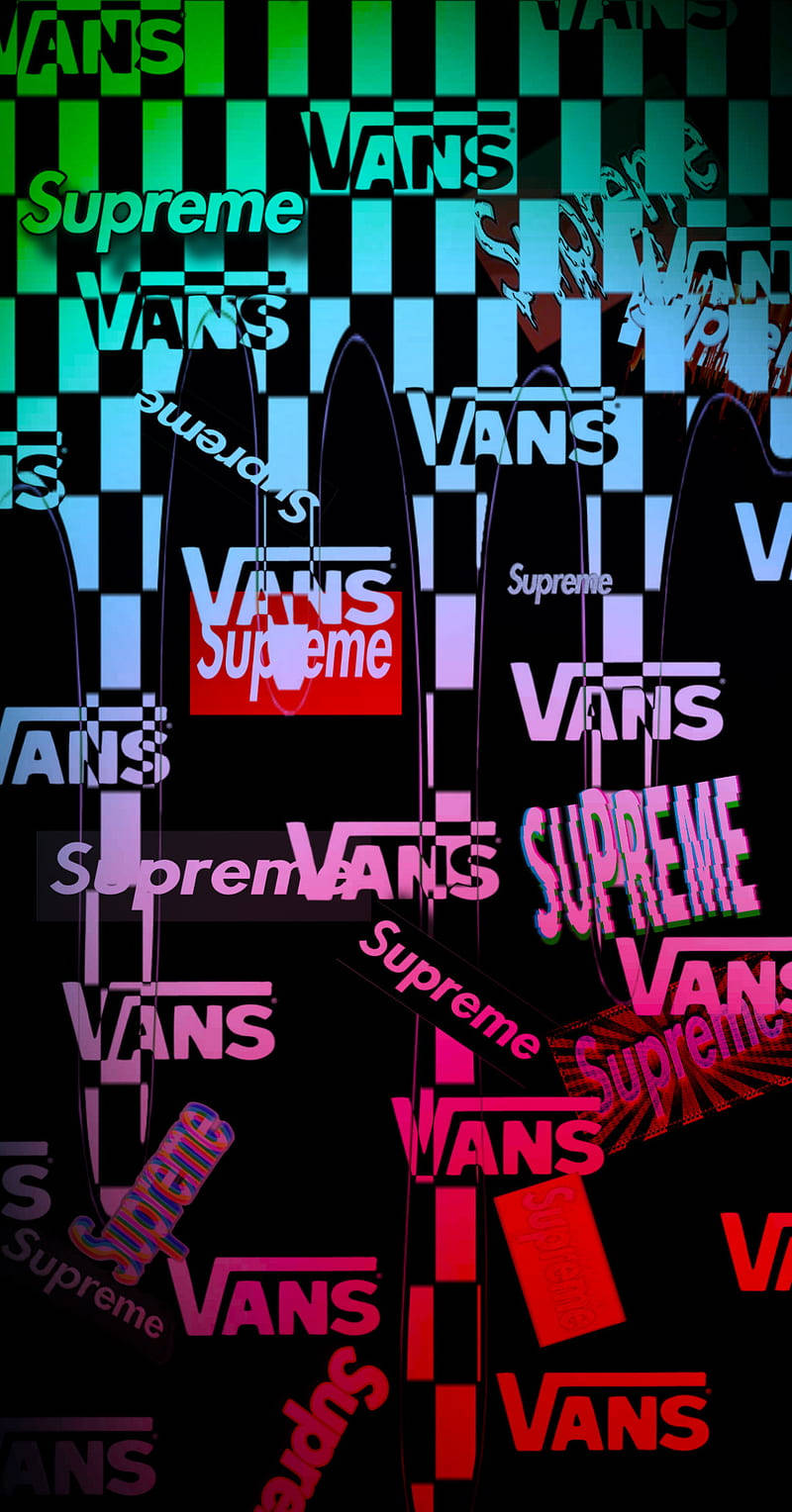 Cool Drip Vans Background