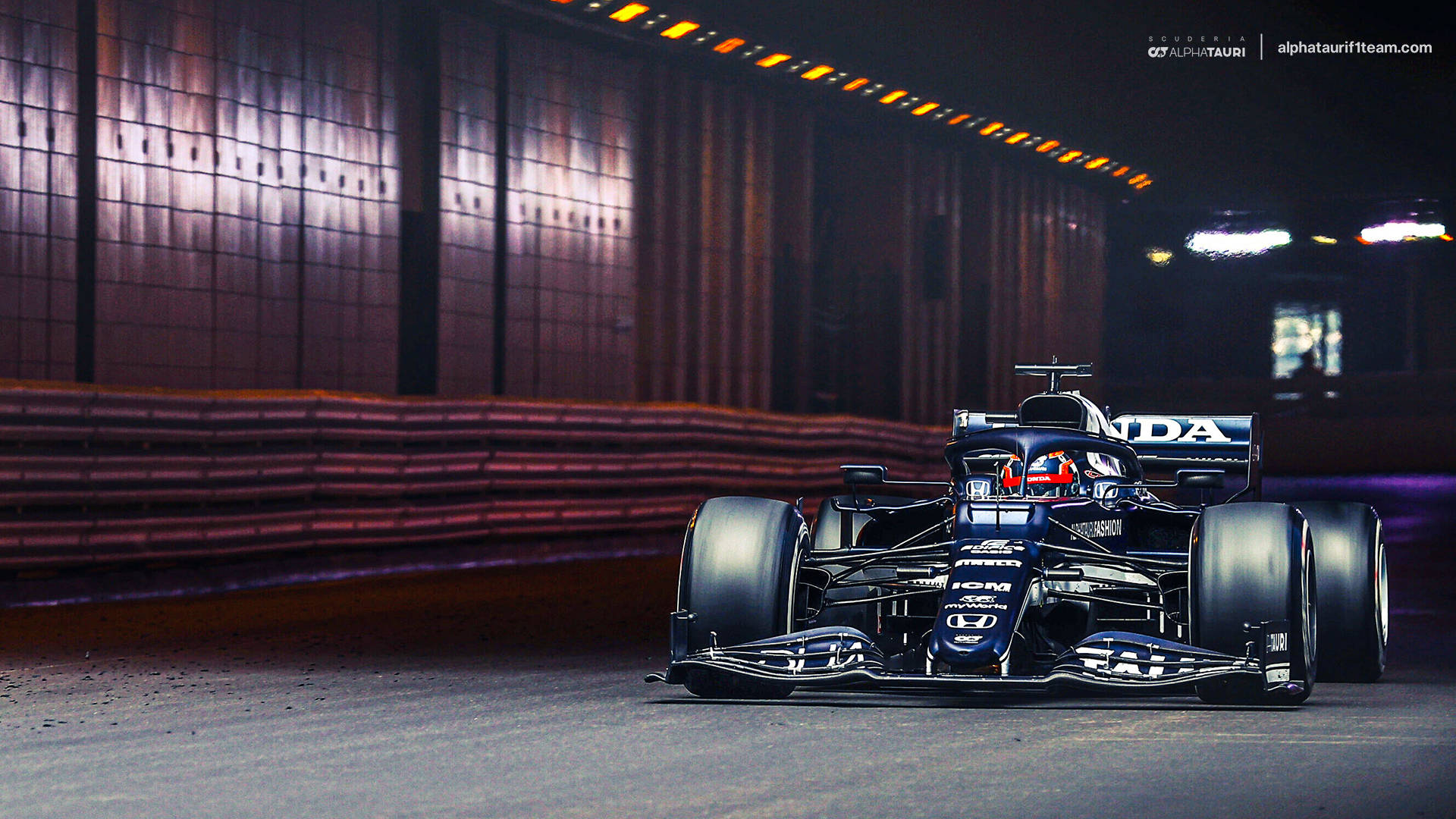 Cool F1 Dark Blue Background