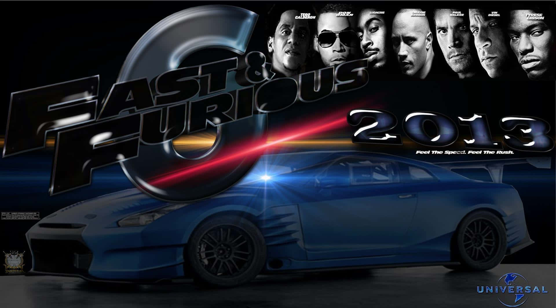 Cool Fast And Furious Poster Background