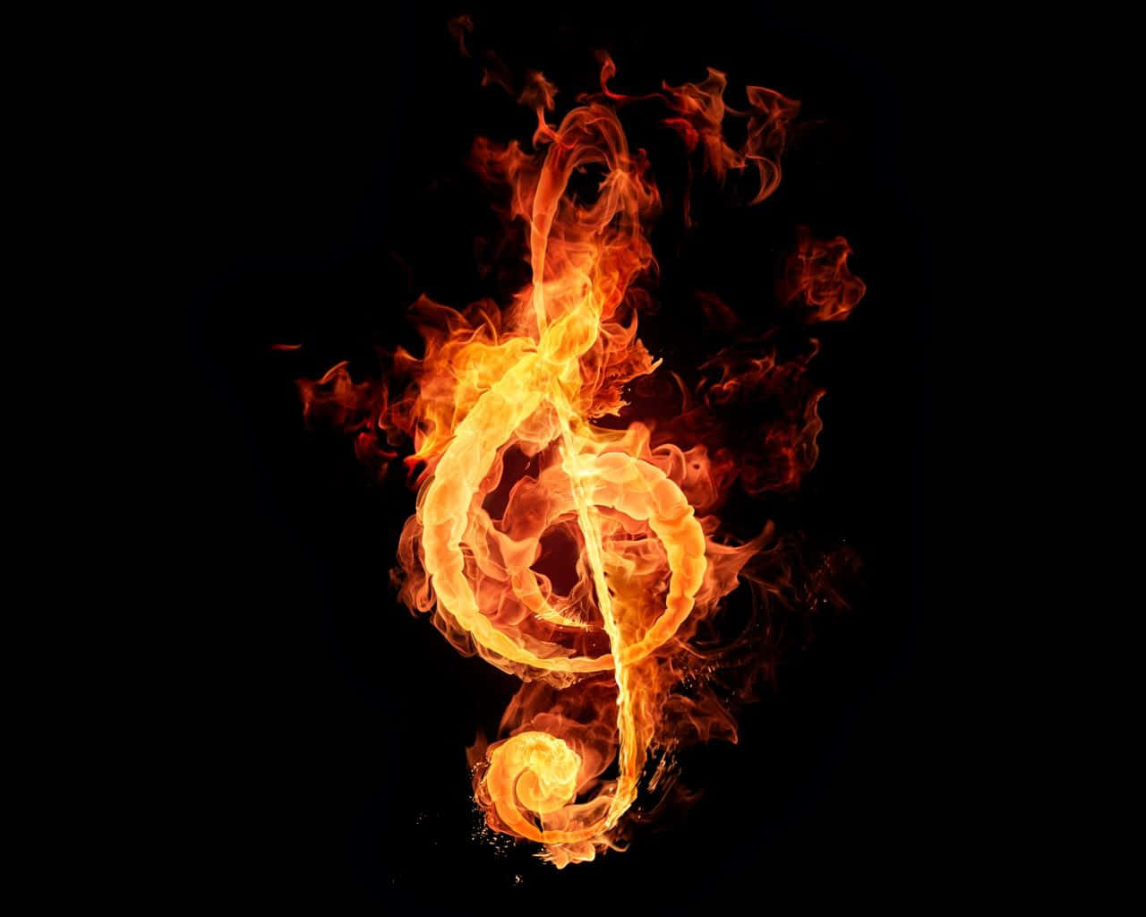 Cool Fire Note Background