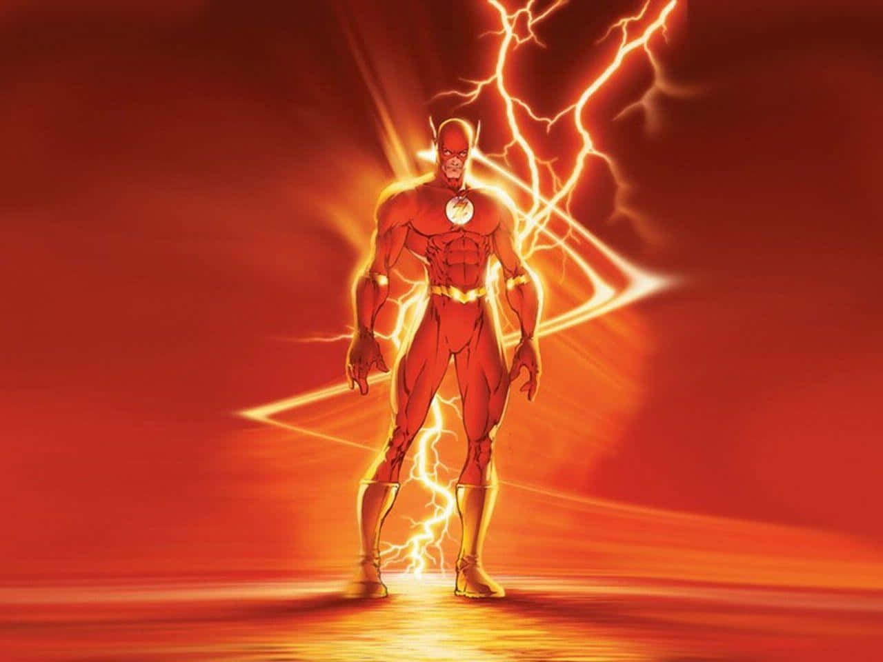 Cool Flash Animated Red Lightning Background