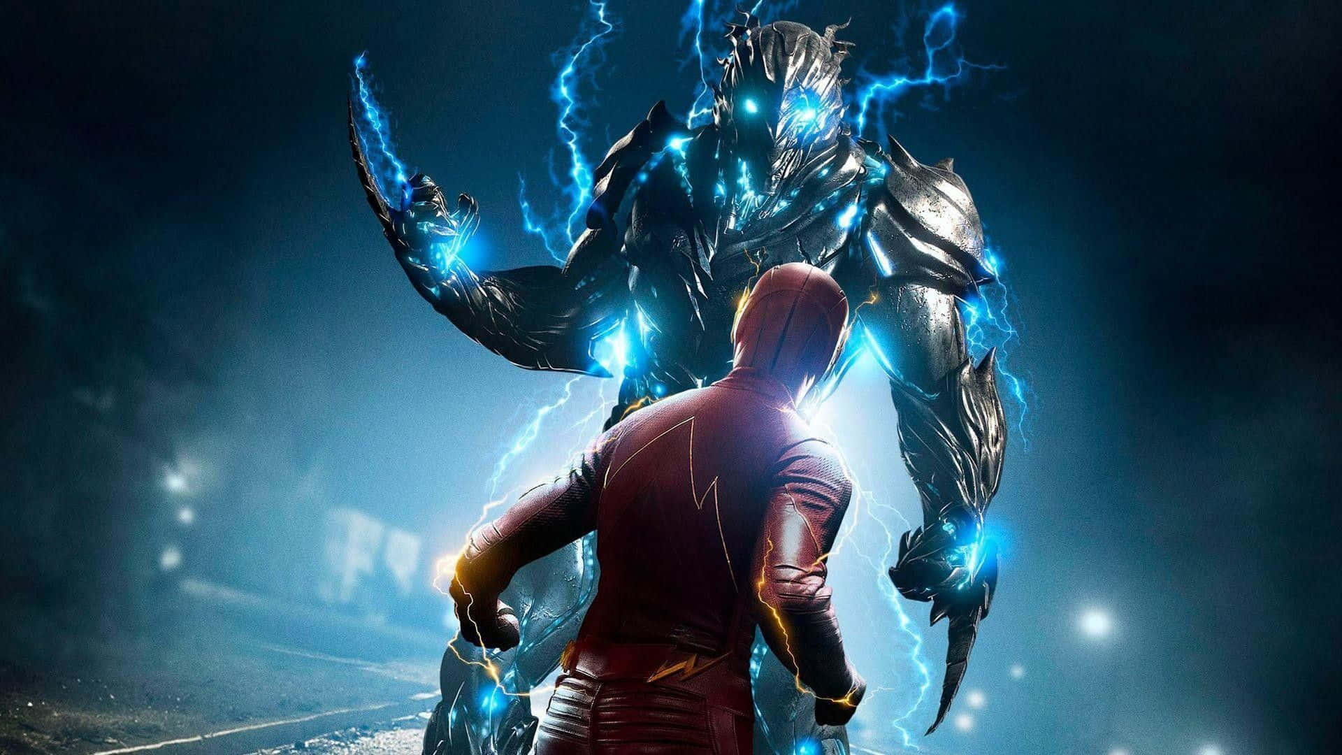Cool Flash Fighting Savitar Background