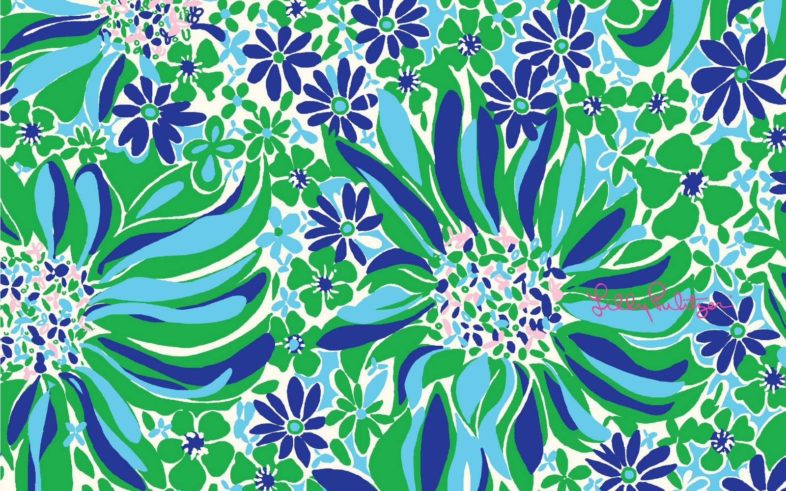 Cool Floral Lilly Pulitzer Desktop Background