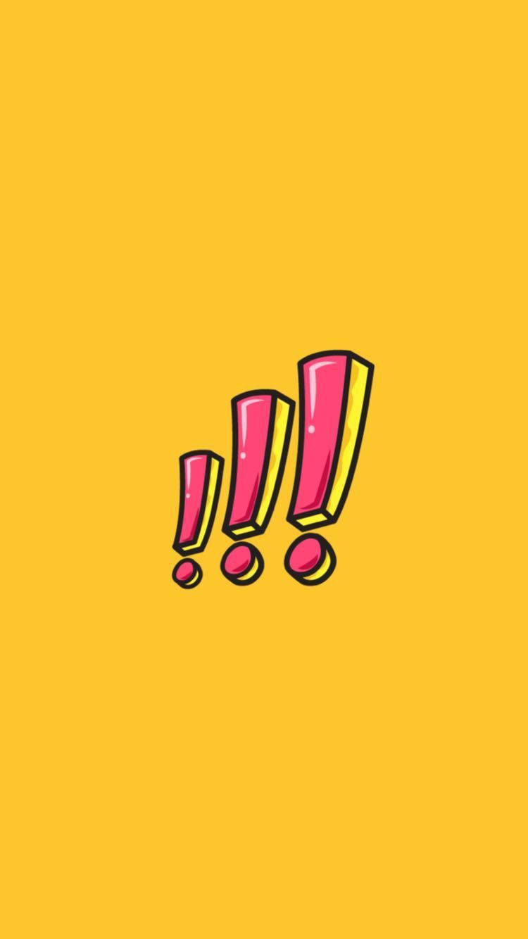 Cool For Girls Exclamation Point Background
