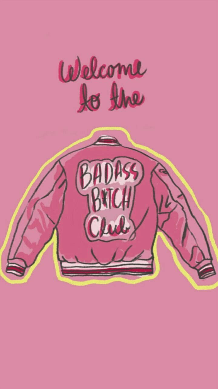 Cool For Girls Pink Jacket Background