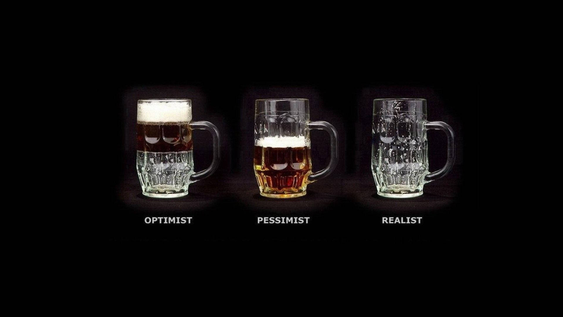 Cool Funny Beer Mugs Background