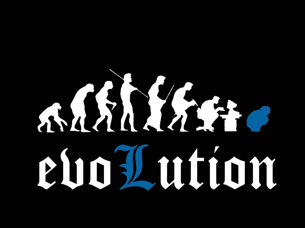 Cool Funny Human Evolution Background