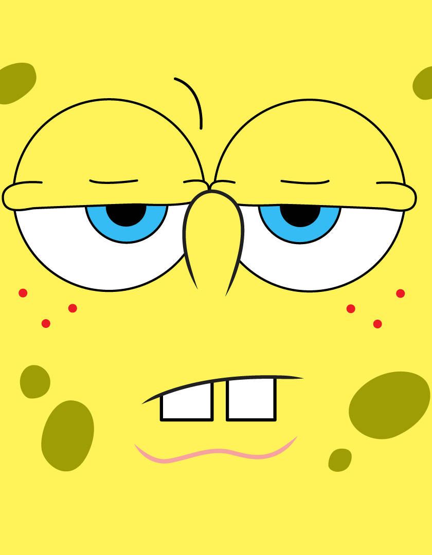 Cool Funny Spongebob Poker Face