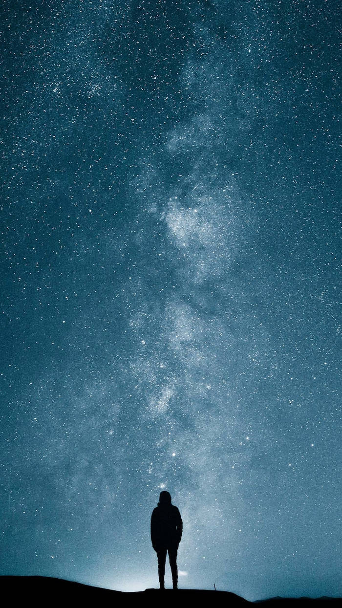 Cool Galaxy Night Skies Background