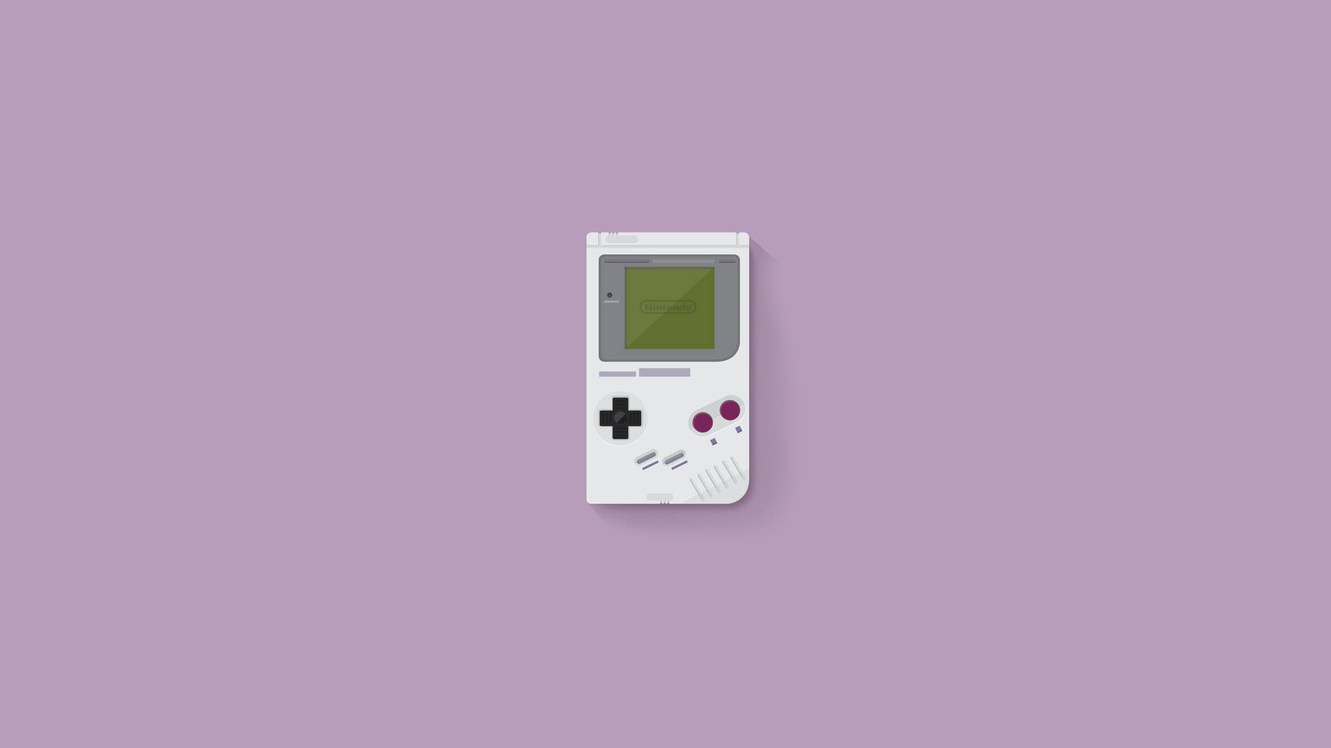 Cool Gaming Desktop Lavender Gameboy Icon Background