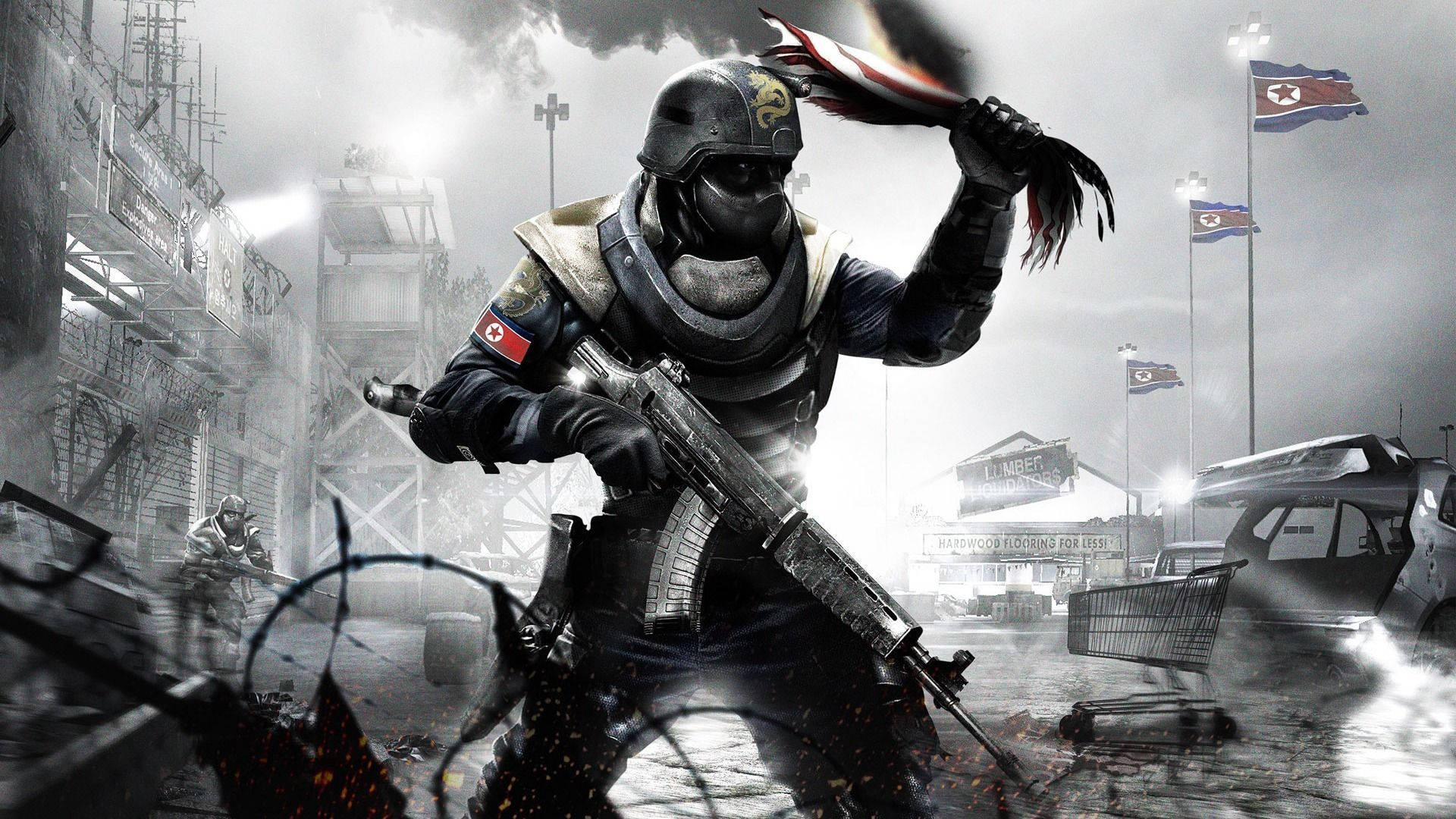 Cool Gaming Homefront Poster Background