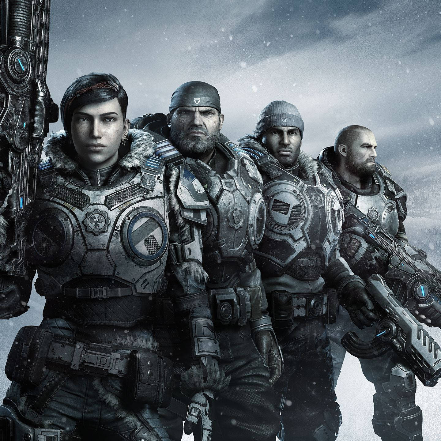 Cool Gears Of War 5 Co-op Characters Background