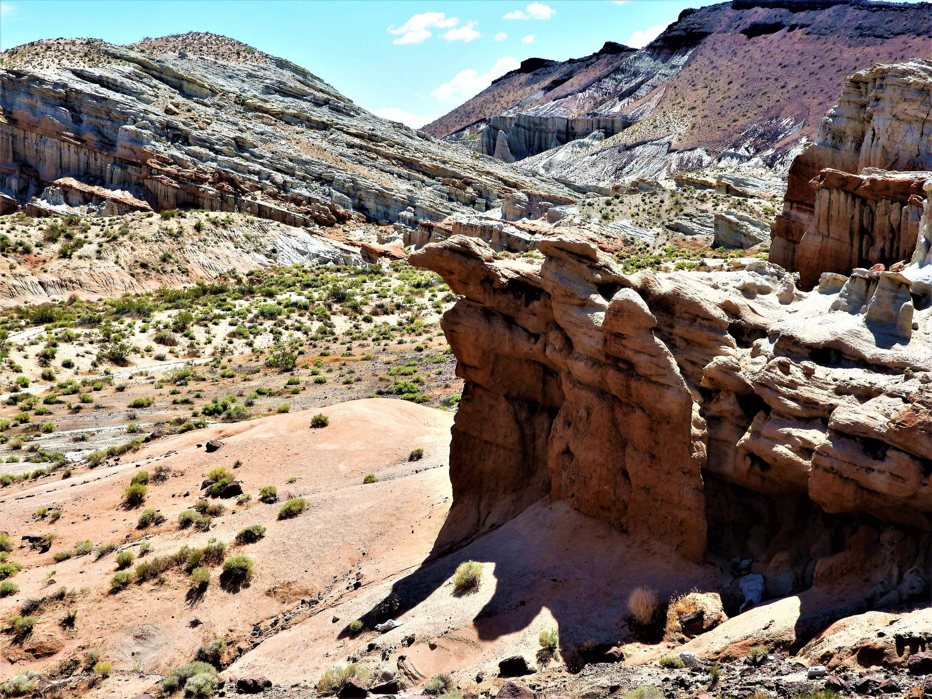 Cool Geological Formations Red Rock Canyon Background