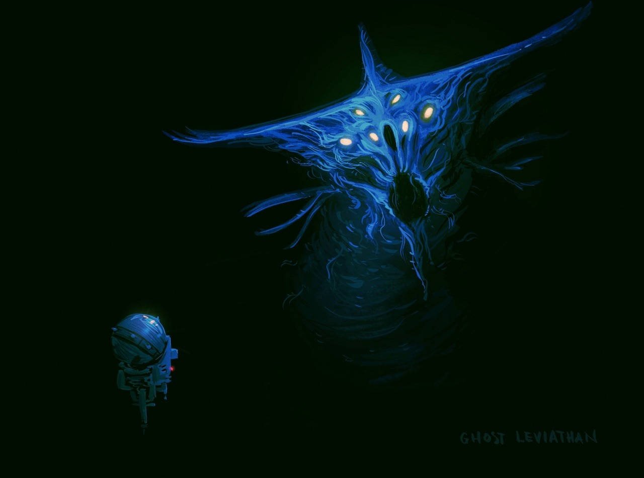 Cool Ghost Leviathan Art Background