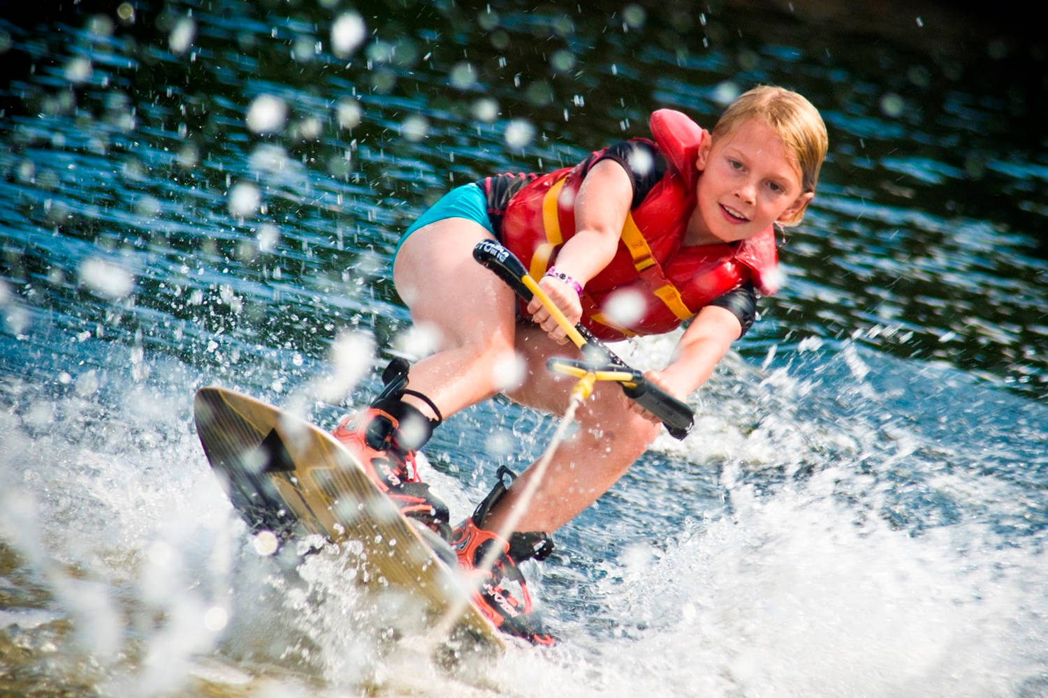 Cool Girl Wakeboarding Stance