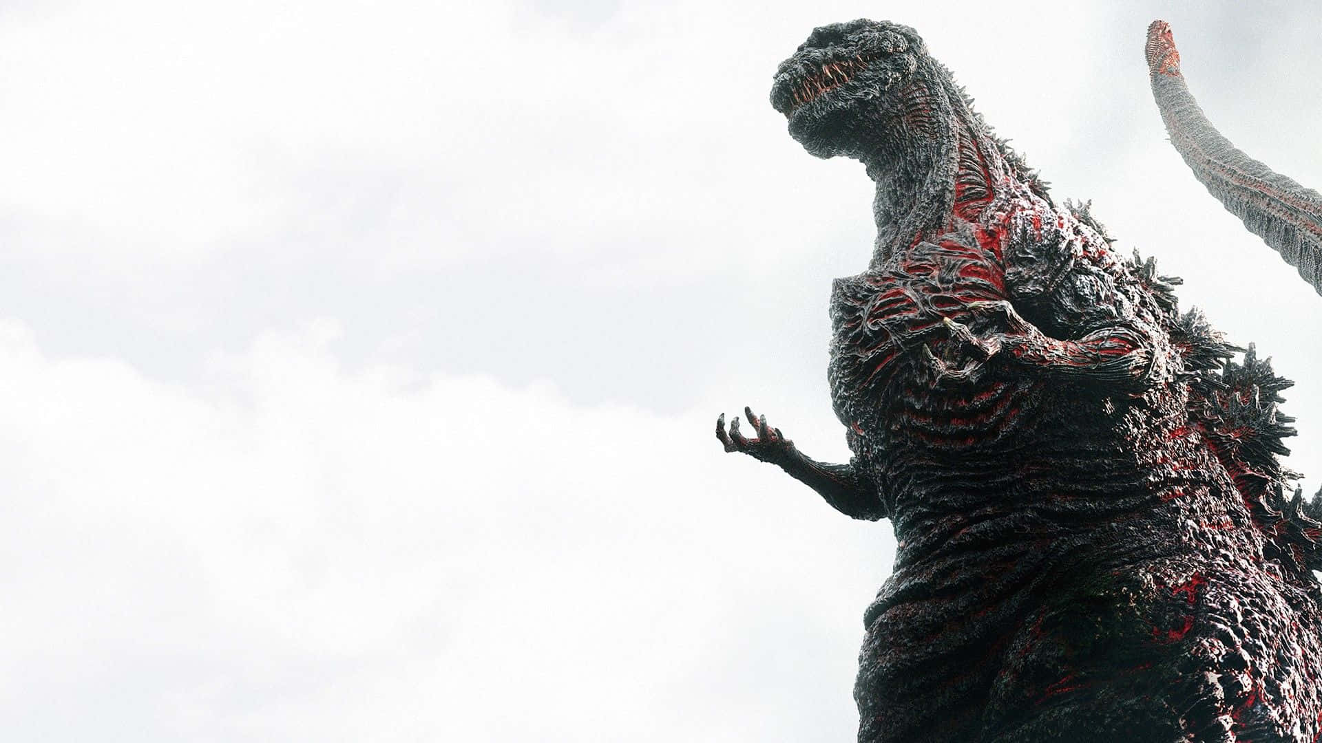 Cool Godzilla Low Angle Shot Background