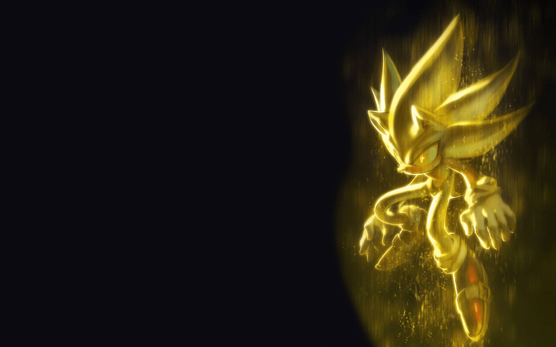 Cool Golden Sonic Background