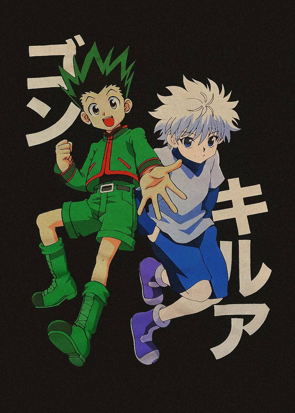 Cool Gon And Killua Fan Art Background