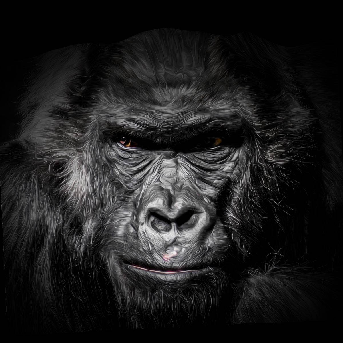 Cool Gorilla Chillin' Background