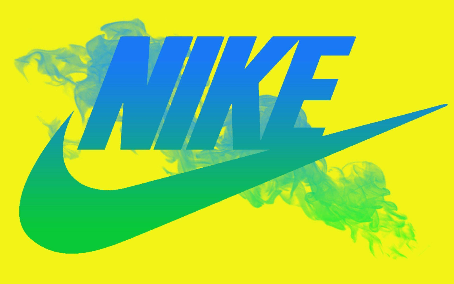 Cool Gradient Nike Emblem Background