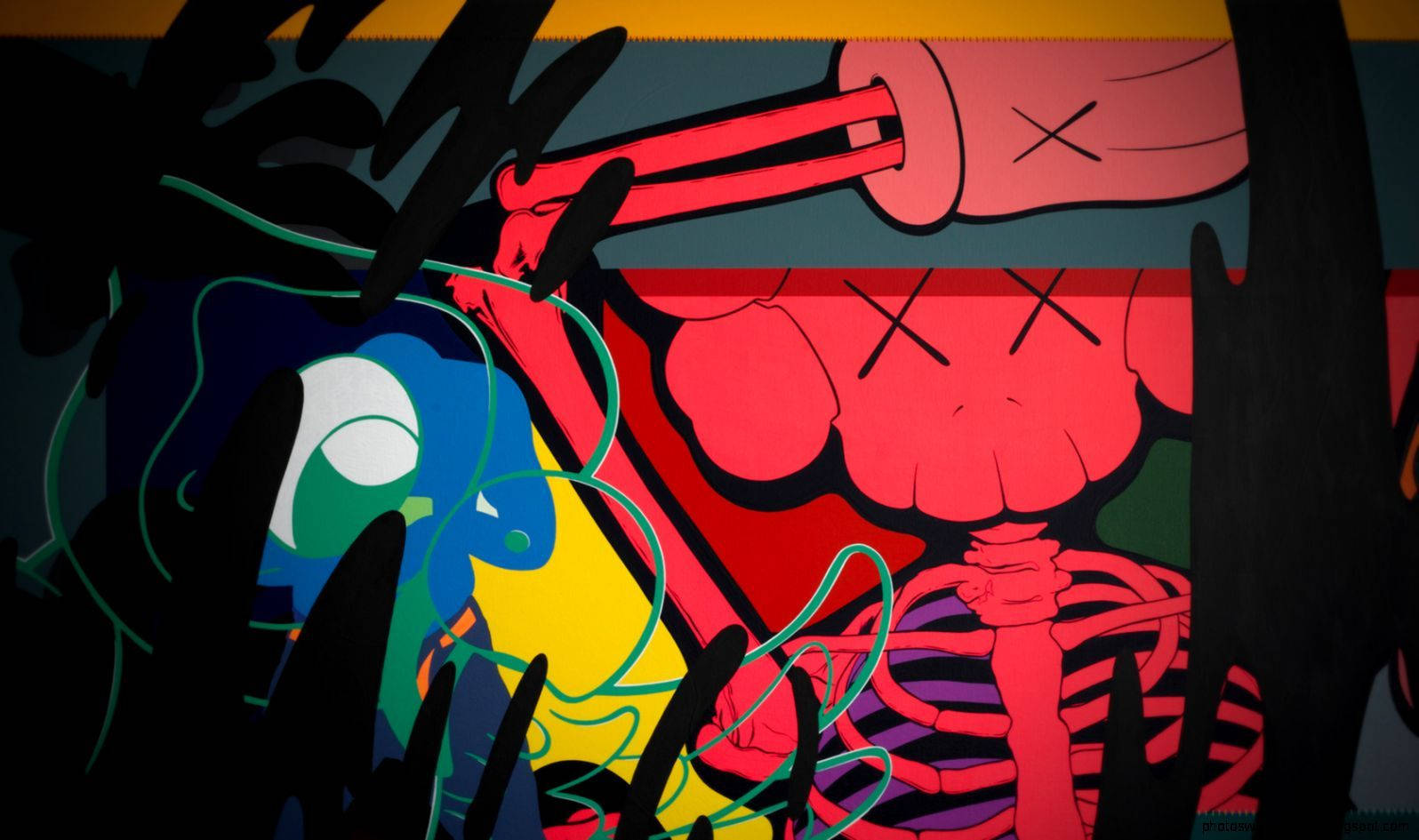 Cool Graffiti Art Kaws Pc