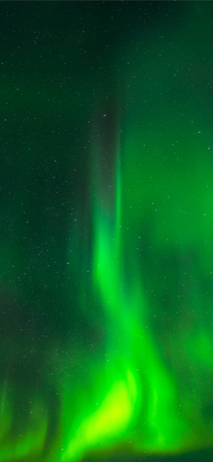 Cool Green Northern Lights Background