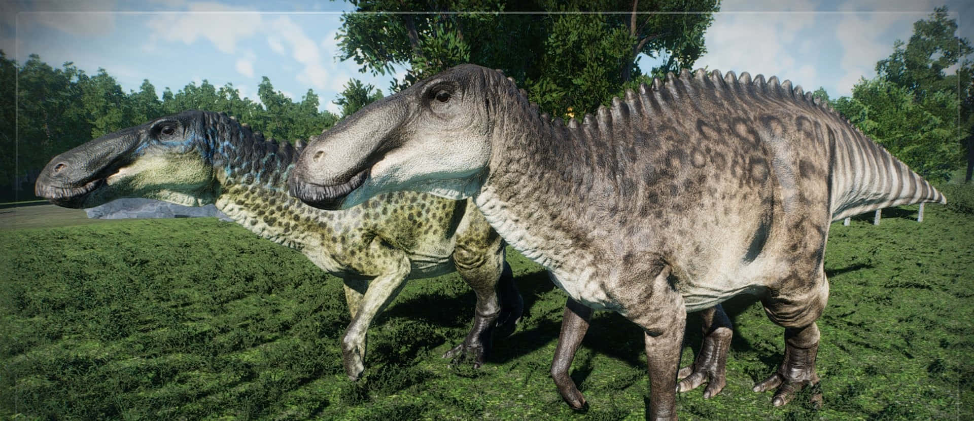 Cool Gregarious Dinosaur Background