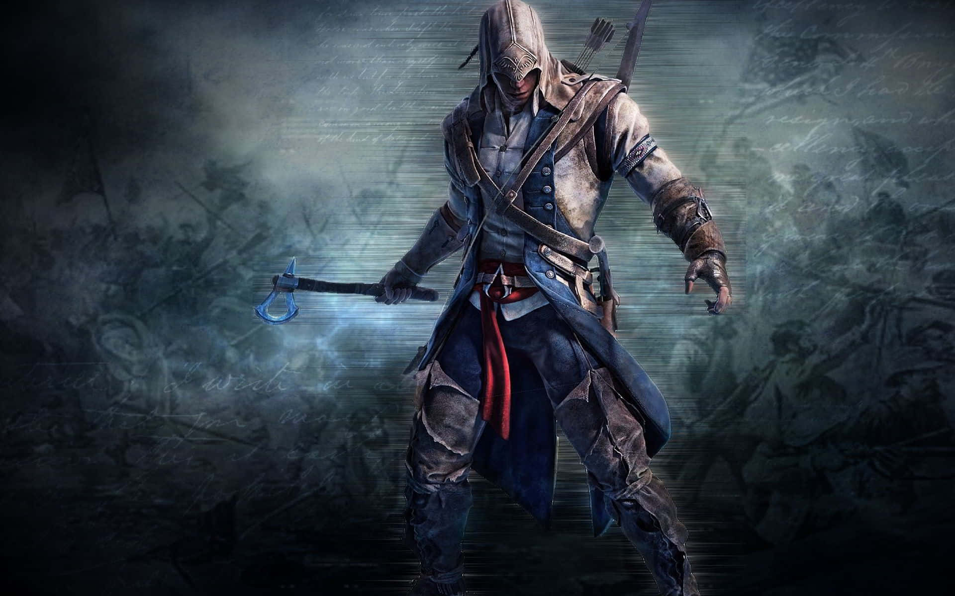 Cool Guy Connor Kenway From Assassin's Creed Background