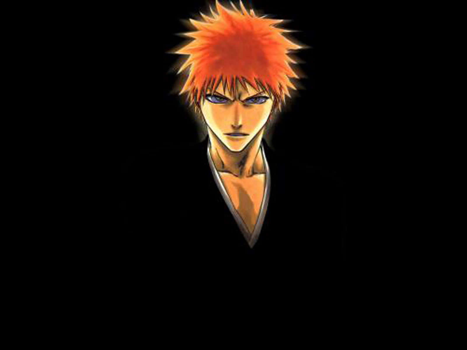 Cool Guy Ichigo Kurosaki Dark Aesthetic Background