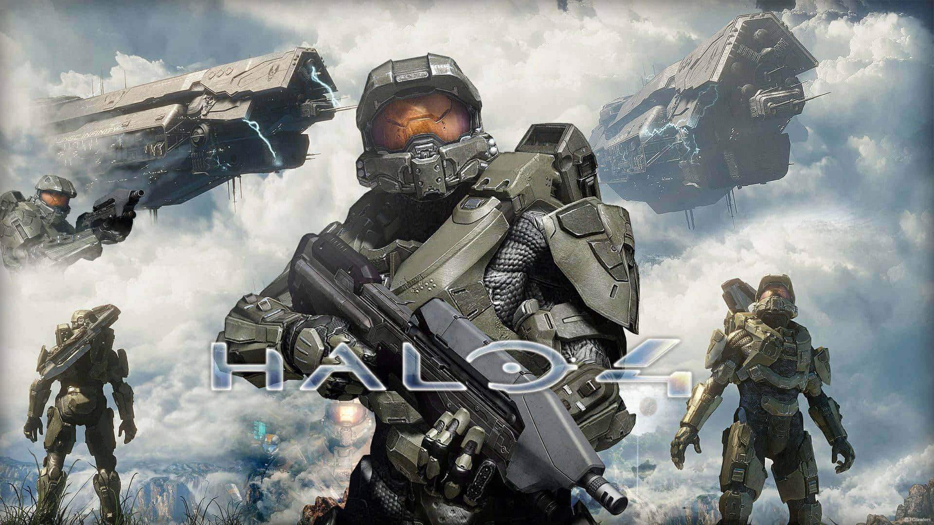 Cool Halo 4 Soldiers Background