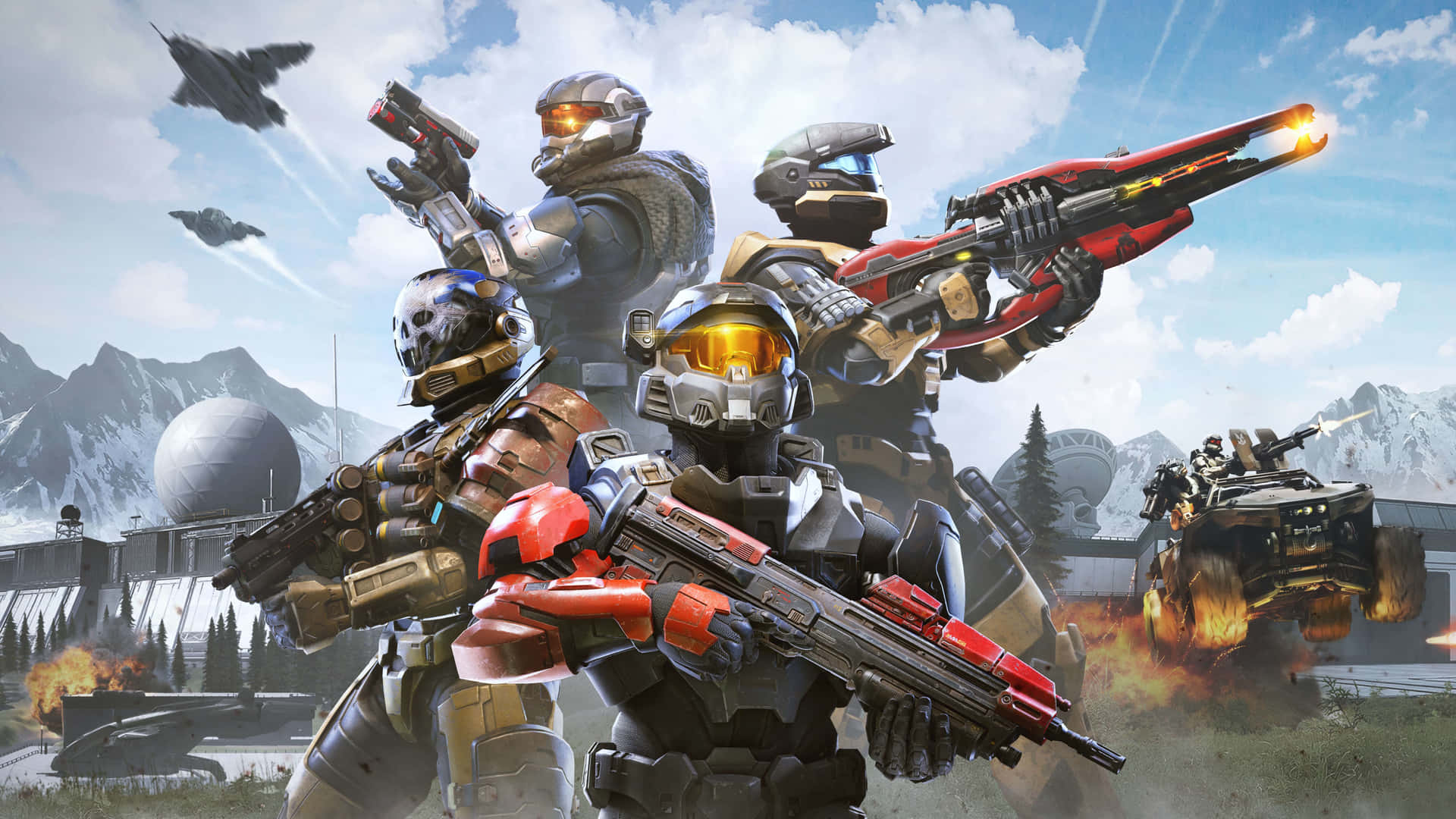 Cool Halo Soldiers Background