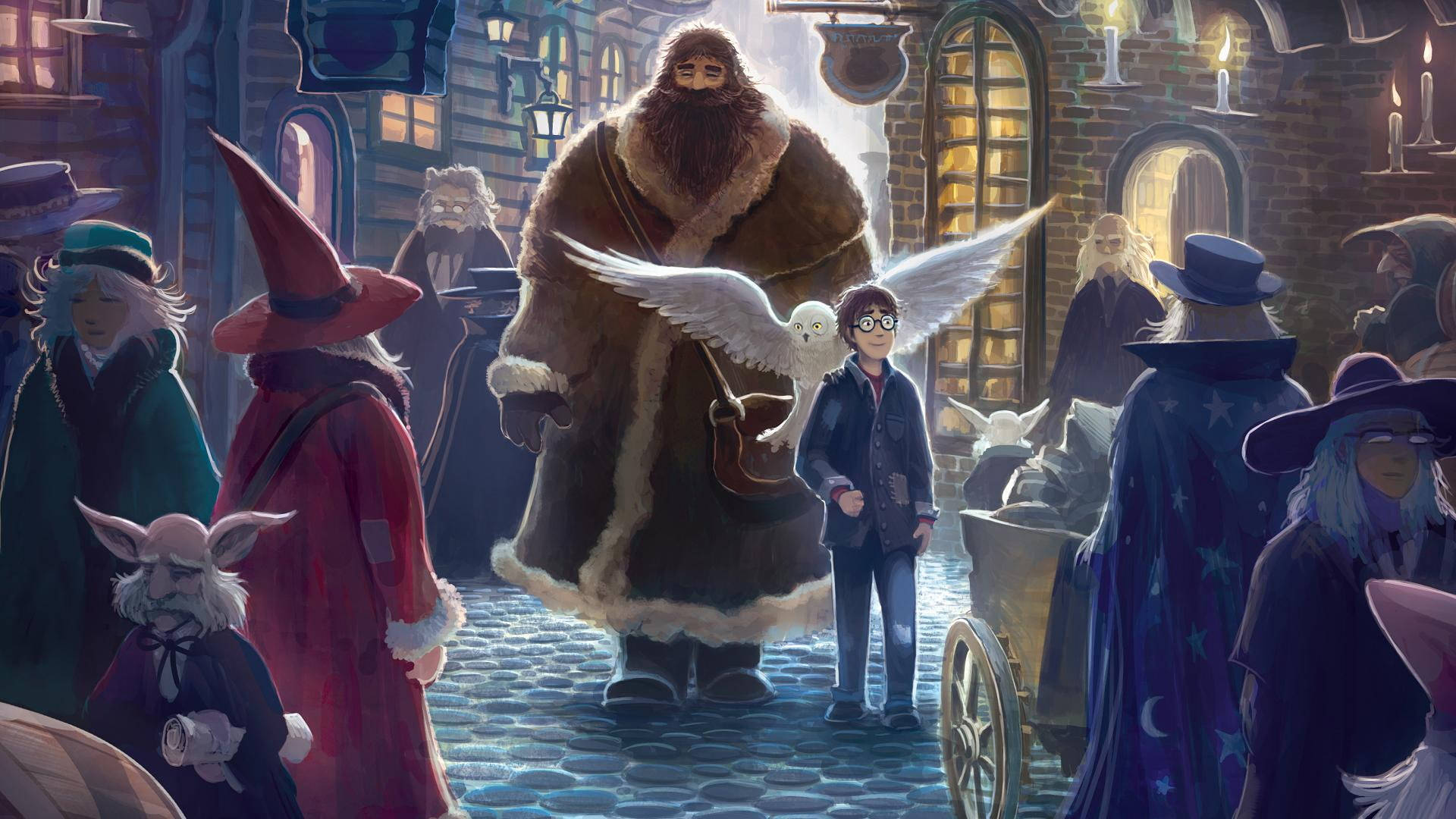 Cool Harry Potter Diagon Alley Background