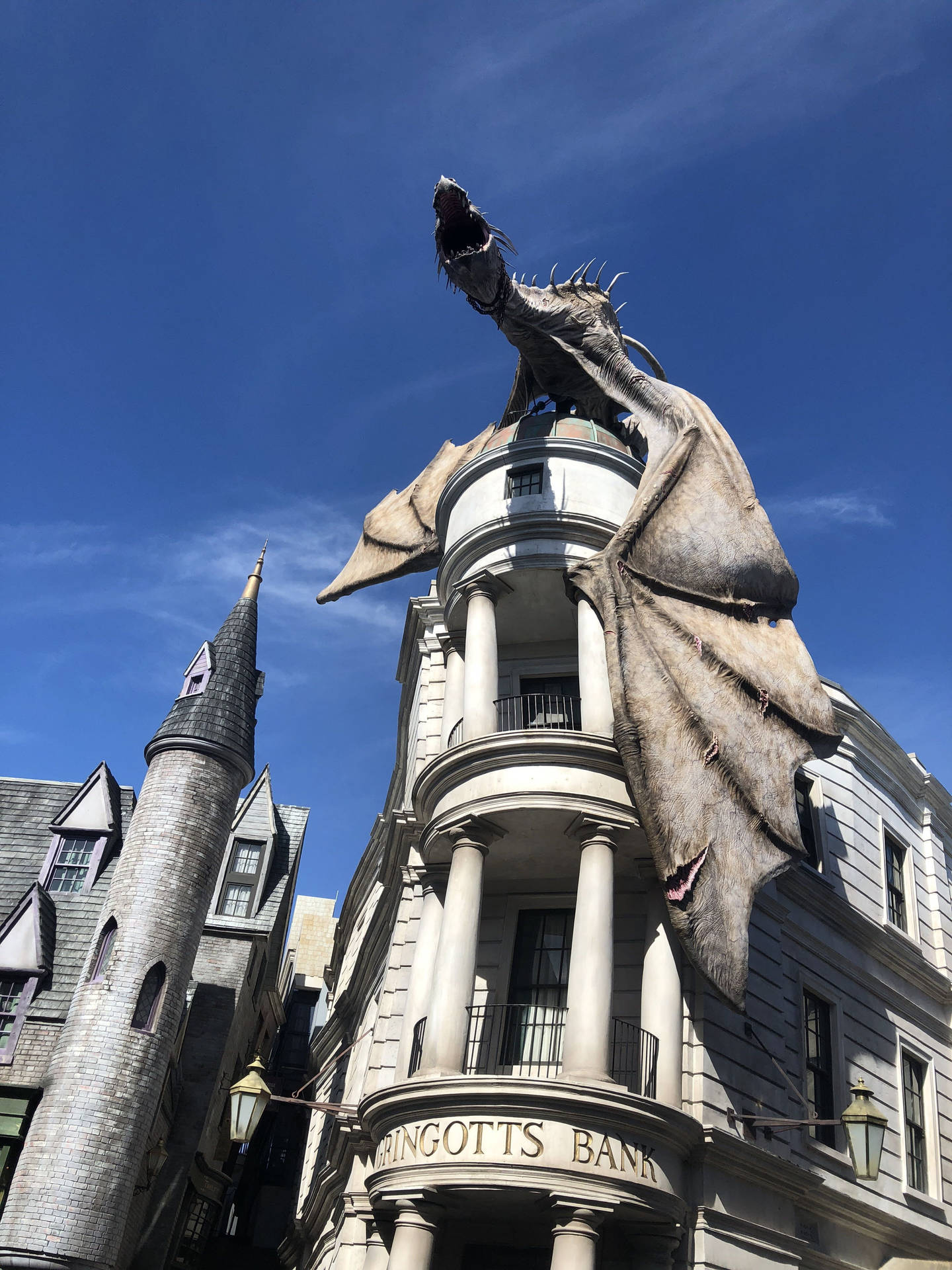 Cool Harry Potter Gringotts Dragon Background