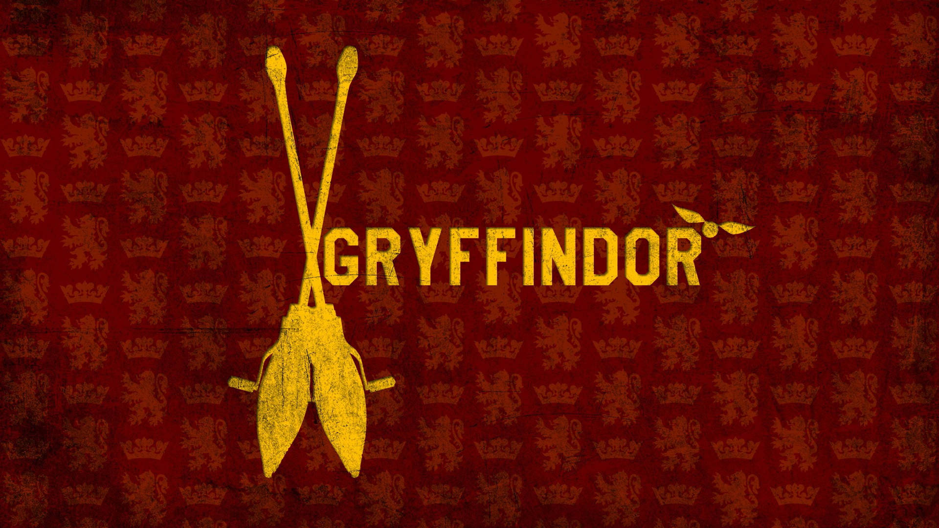 Cool Harry Potter Gryffindor Quidditch Background